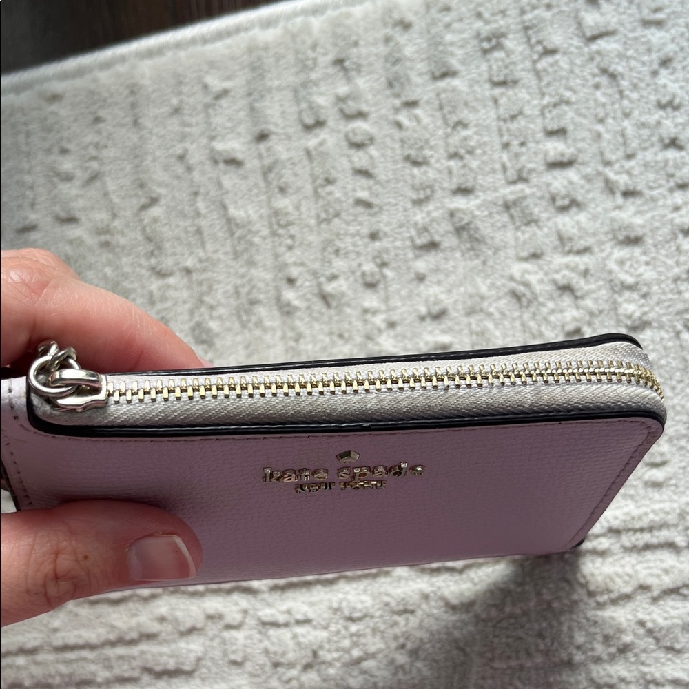 Kate Spade Lavender Zip Card Holder - Picture 4 of 11
